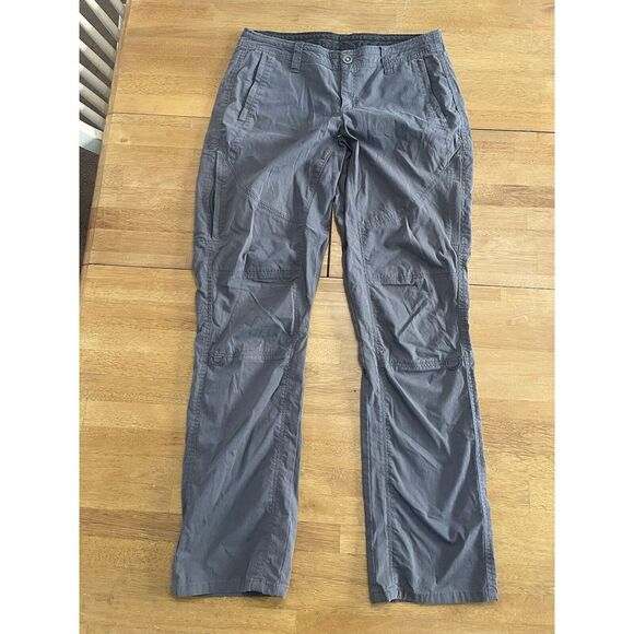 Kuhl Pants - Kuhl Women Cargo Hiking Pants Size 8 Gray Roll Up